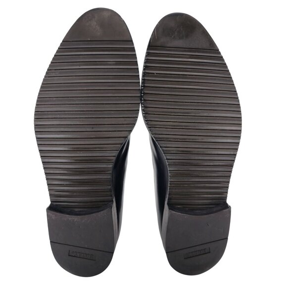 Bally Italy Men's size 7.5D Black Leather Dress Shoes Laced Ankle Boots Chukka - Picture 3 of 11